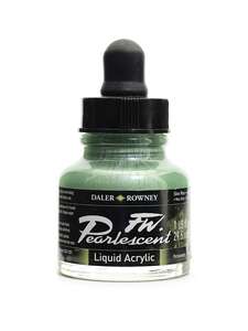 Daler Rowney FW Pearlescent Sıvı Akrilik Boya 29,5 Ml Silver Moss - 2