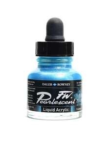 Daler Rowney FW Pearlescent Sıvı Akrilik Boya 29,5 Ml Sun-Up Blue - 1