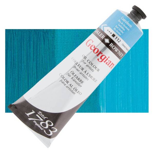 Daler Rowney Georgian Yağlı Boya 225 Ml Coeruleum Hue - 1