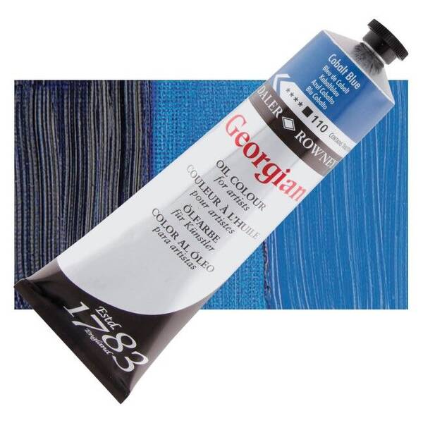 Daler Rowney Georgian Yağlı Boya 225 Ml Cobalt Blue Hue - 1