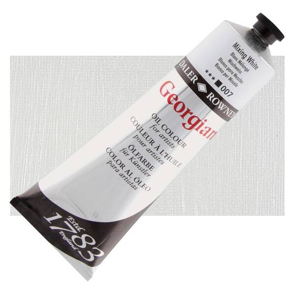 Daler Rowney Georgian Yağlı Boya 225 Ml Mixing White - 1