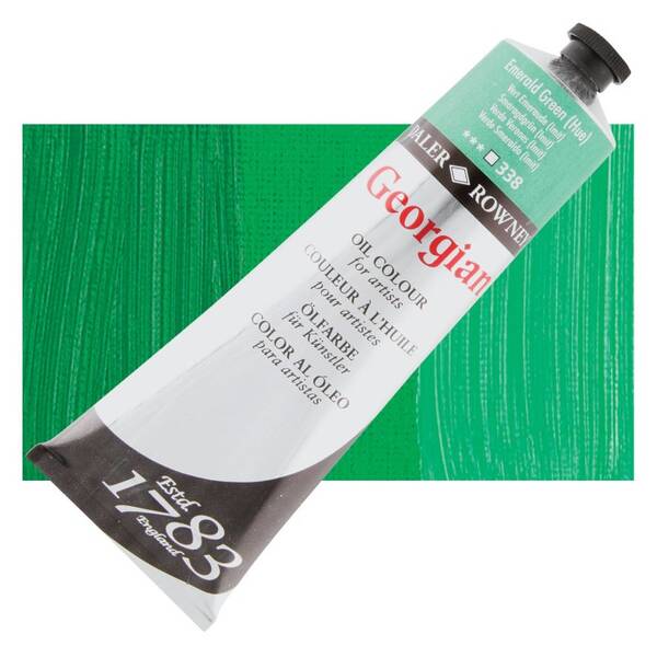 Daler Rowney Georgian Yağlı Boya 225 Ml Emerald Green - 1