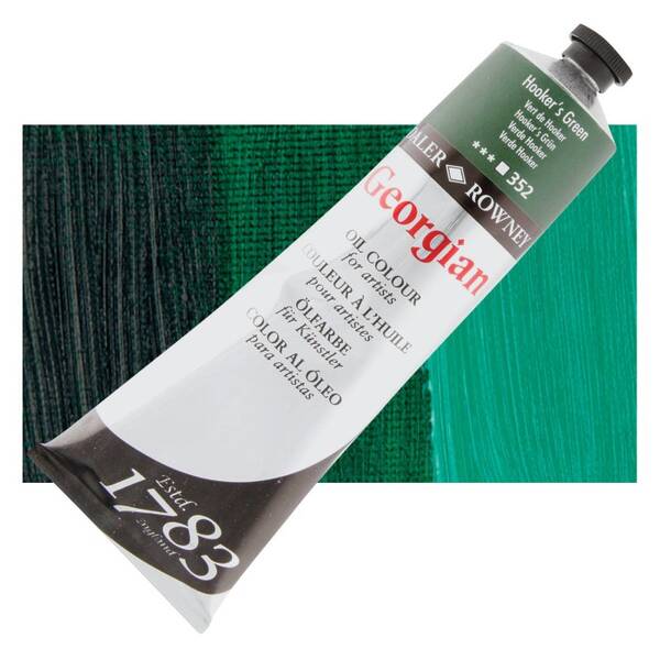 Daler Rowney Georgian Yağlı Boya 225 Ml Hooker's Green - 1