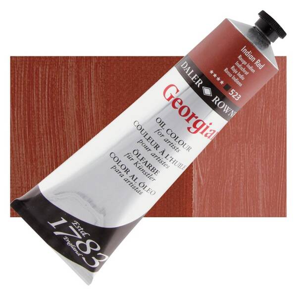 Daler Rowney Georgian Yağlı Boya 225 Ml Indian Red - 1