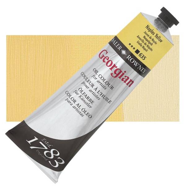 Daler Rowney Georgian Yağlı Boya 225 Ml Naples Yellow - 1