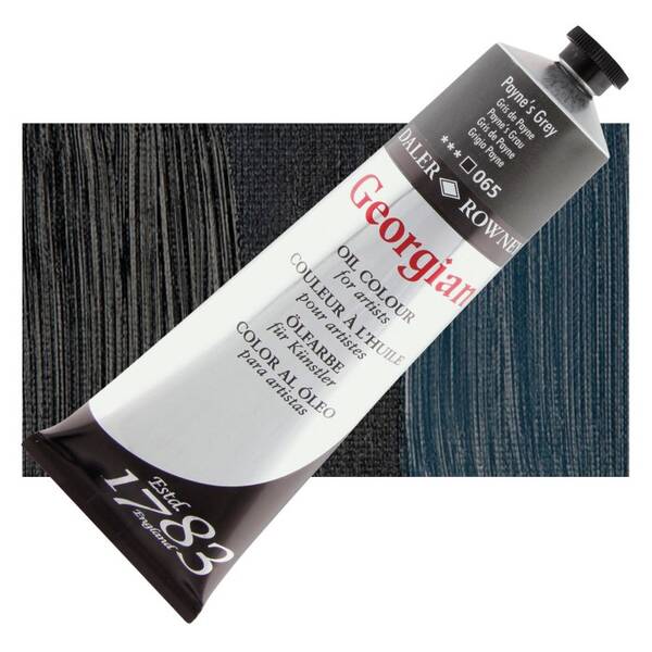 Daler Rowney Georgian Yağlı Boya 225 Ml Paynes Grey - 1