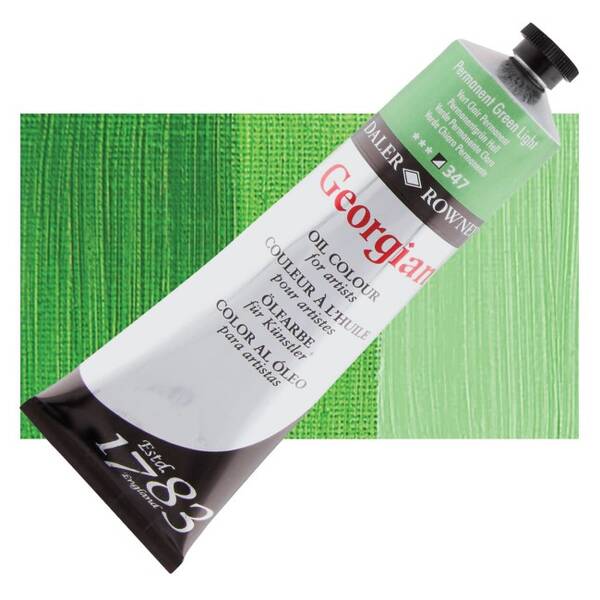 Daler Rowney Georgian Yağlı Boya 225 Ml Permanent Green Light - 1