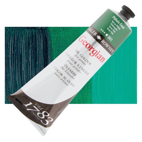 Daler Rowney Georgian Yağlı Boya 225 Ml Phthalo Green - 1