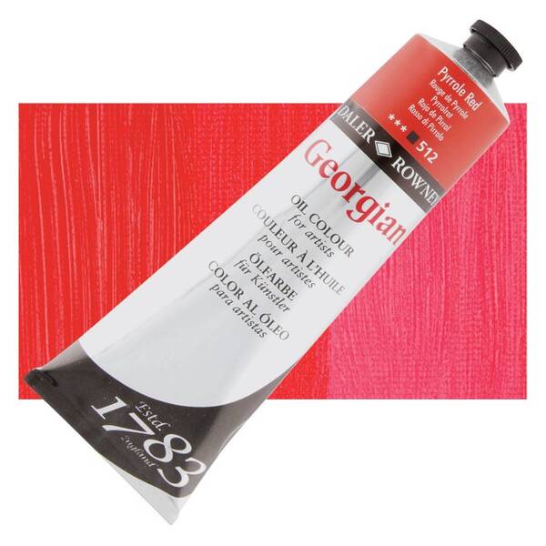 Daler Rowney Georgian Yağlı Boya 225 Ml Pyrrole Red - 1