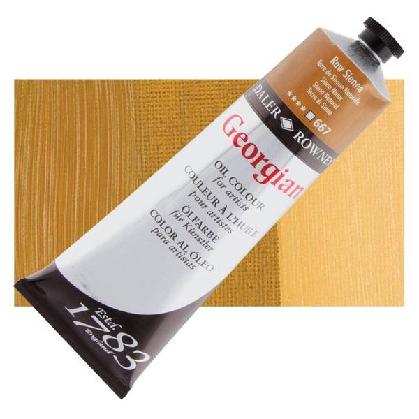 Daler Rowney Georgian Yağlı Boya 225 Ml Raw Sienna - 1