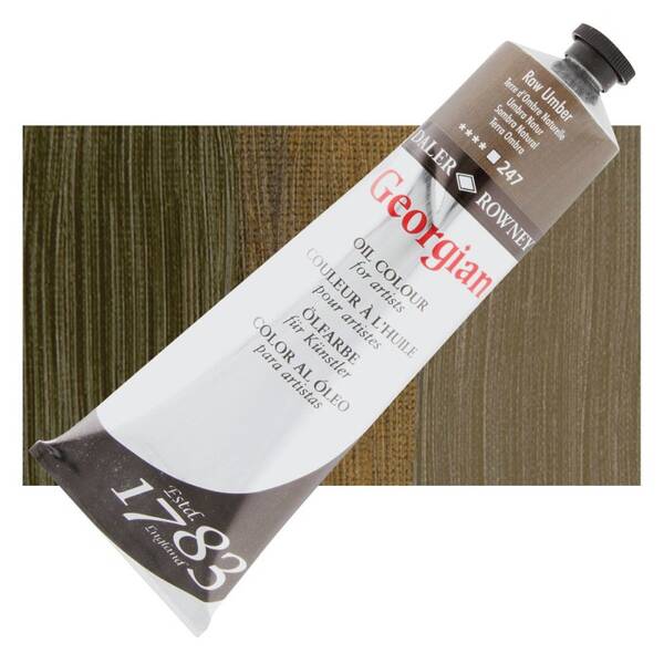 Daler Rowney Georgian Yağlı Boya 225 Ml Raw Umber - 1