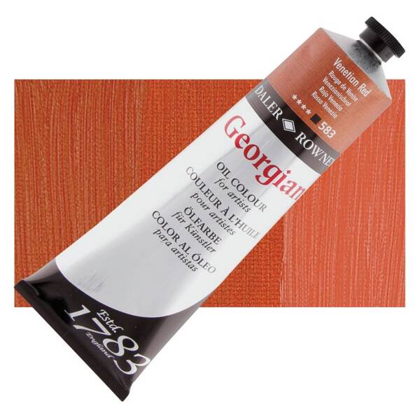 Daler Rowney Georgian Yağlı Boya 225 Ml Venetian Red - 1