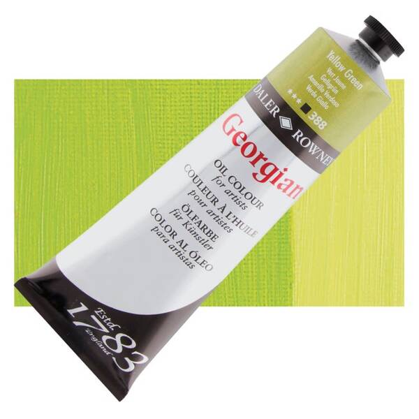 Daler Rowney Georgian Yağlı Boya 225 Ml Yellow Green - 1