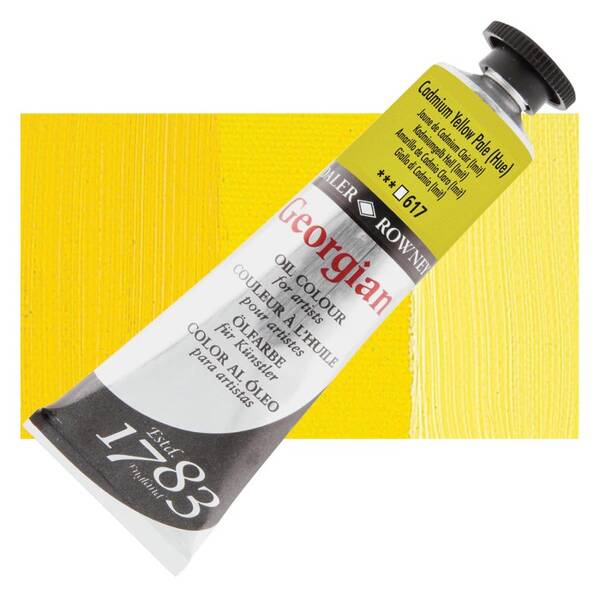 Daler Rowney Georgian Yağlı Boya 38 Ml Cadmium Yellow Pale Hue - 1