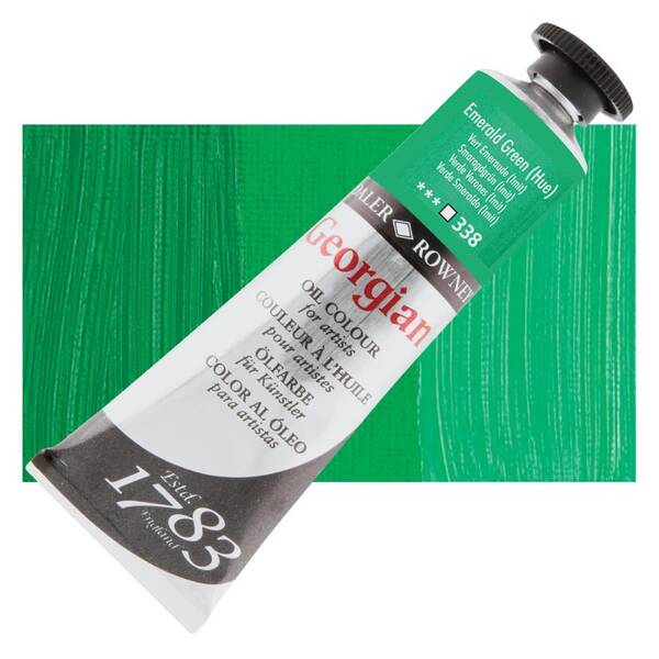 Daler Rowney Georgian Yağlı Boya 38 Ml Emerald Green Hue - 1