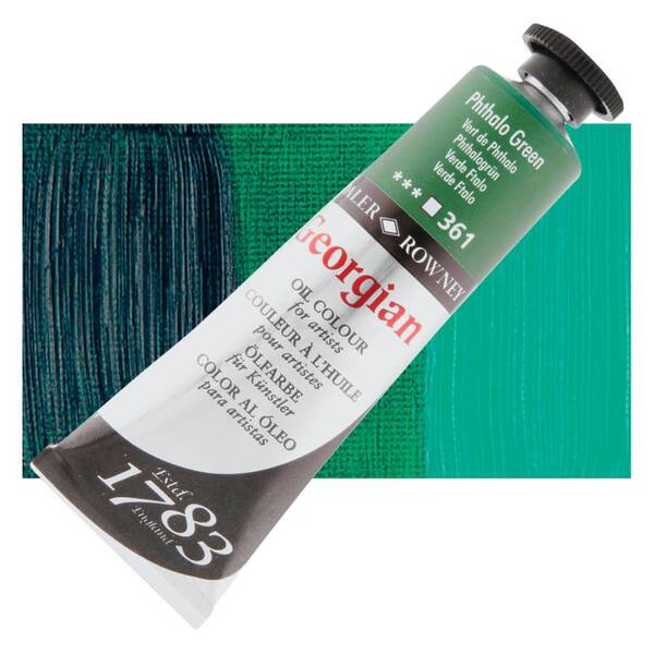 Daler Rowney Georgian Yağlı Boya 38 Ml Phthalo Green - 1