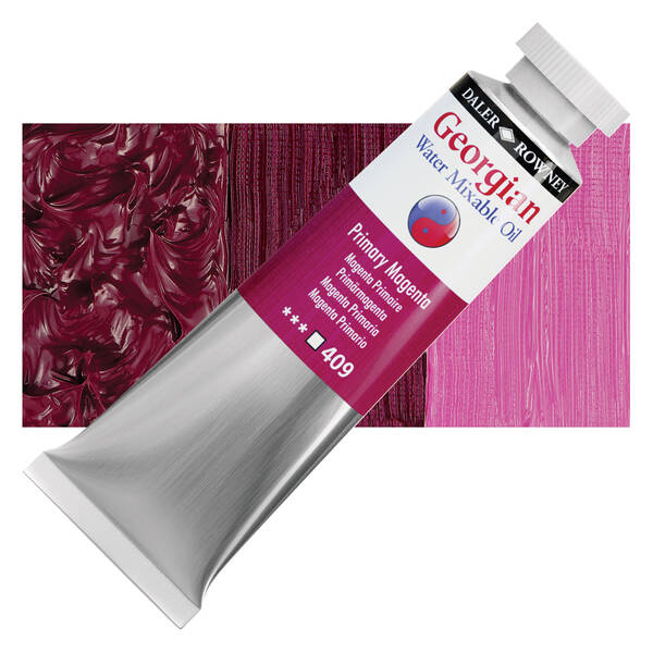 Daler Rowney Georgian Su Bazlı Yağlıboya 37ml Primary Magenta - 1