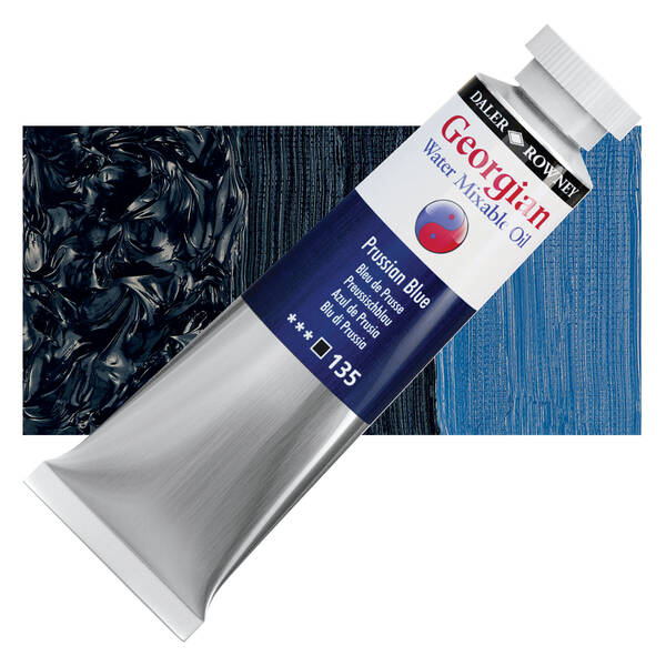 Daler Rowney Georgian Su Bazlı Yağlıboya 37ml Prussian Blue - 1