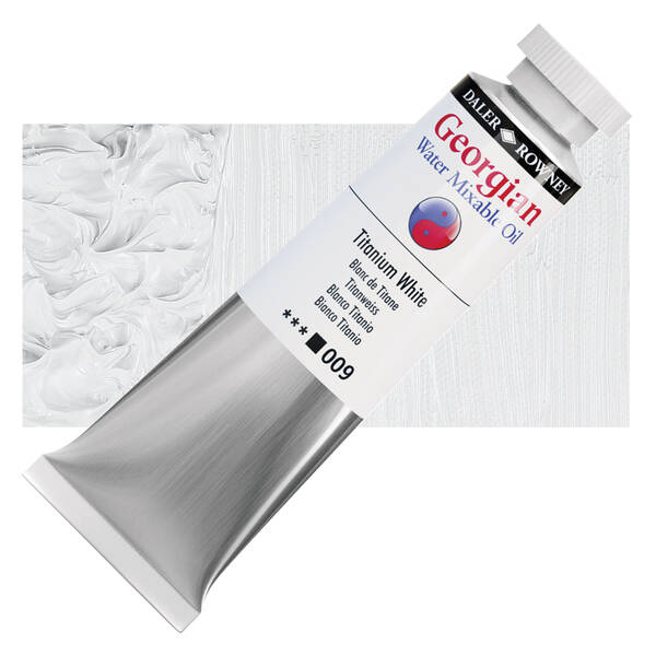 Daler Rowney Georgian Su Bazlı Yağlıboya 37Ml Titanium White - 1