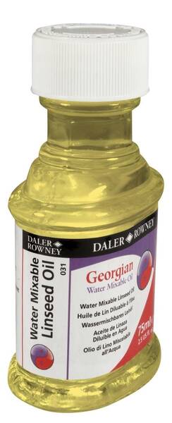 Daler Rowney Georgian Water Mixable Linseed Oil 75Ml - 1