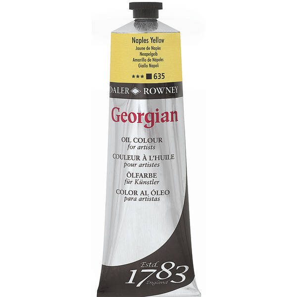 Daler Rowney Georgian Yağlı Boya 225 Ml Naples Yellow - 6