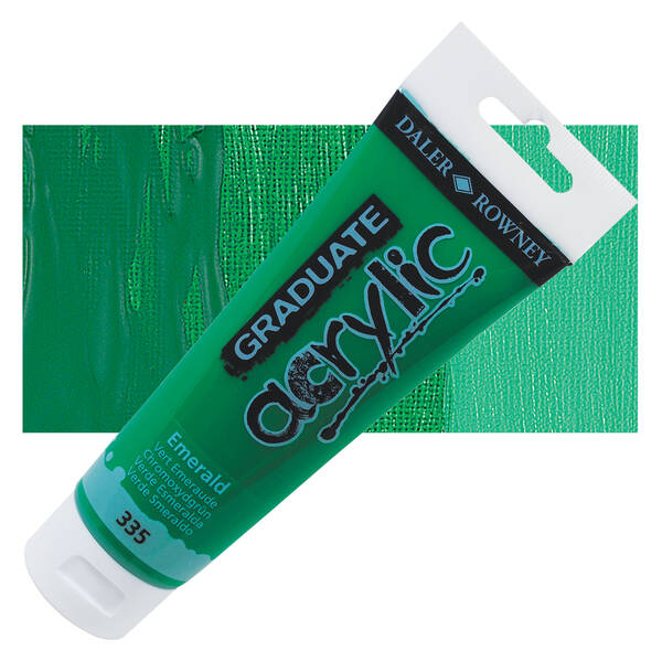 Daler Rowney Graduate Akrilik 120 Ml Emerald - 1