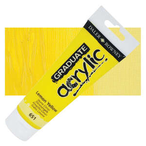 Daler Rowney Graduate Akrilik 120 Ml Lemon Yellow - 1