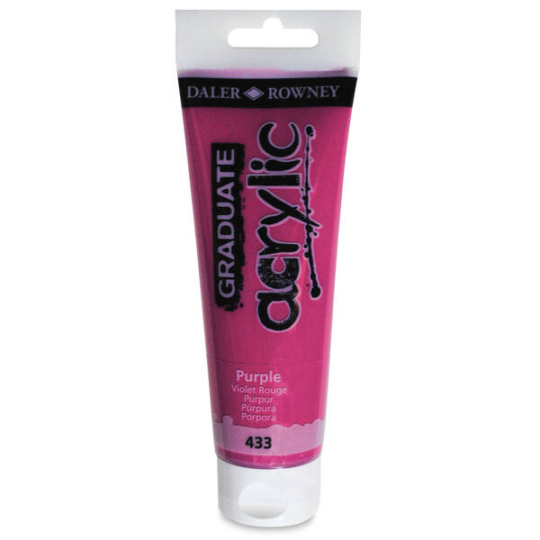 Daler Rowney Graduate Akrilik 120 Ml Purple - 3