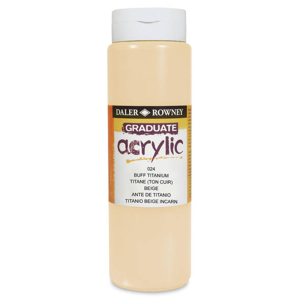 Daler Rowney Graduate Akrilik 500 Ml Buff Titanium - 3