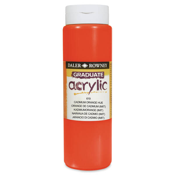 Daler Rowney Graduate Akrilik 500 Ml Cadmium Orange Hue - 3