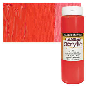 Daler Rowney Graduate Akrilik 500 Ml Cadmium Red Hue - 1