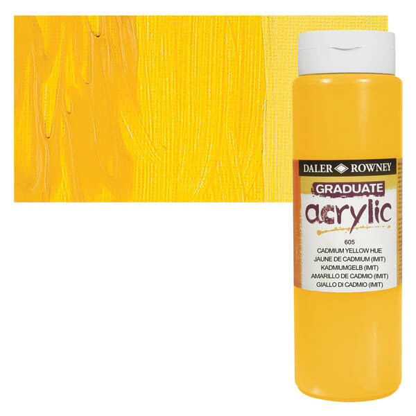 Daler Rowney Graduate Akrilik 500 Ml Cadmium Yellow Hue