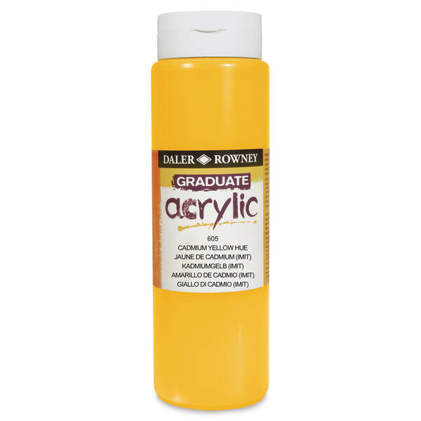 Daler Rowney Graduate Akrilik 500 Ml Cadmium Yellow Hue - 3