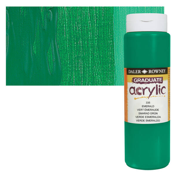 Daler Rowney Graduate Akrilik 500 Ml Emerald - 1
