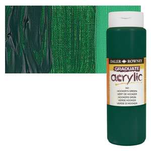 Daler Rowney Graduate Akrilik 500 Ml Hookers Green - 1