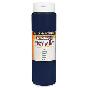 Daler Rowney Graduate Akrilik 500 Ml Indigo - Thumbnail