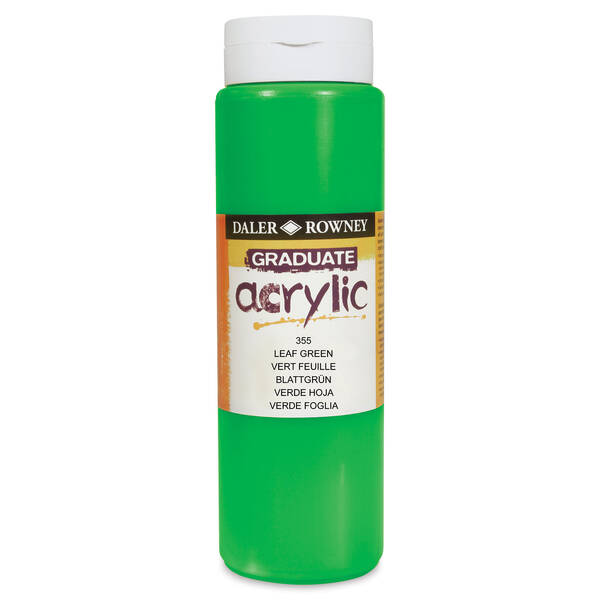 Daler Rowney Graduate Akrilik 500 Ml Leaf Green - 3
