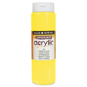 Daler Rowney Graduate Akrilik 500 Ml Lemon Yellow - Thumbnail