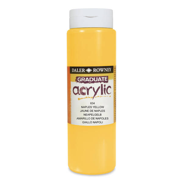 Daler Rowney Graduate Akrilik 500 Ml Naples Yellow