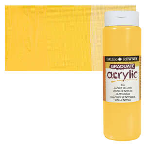 Daler Rowney Graduate Akrilik 500 Ml Naples Yellow - 1