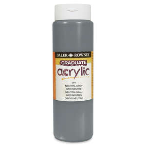 Daler Rowney Graduate Akrilik 500 Ml Neutral Grey - Thumbnail