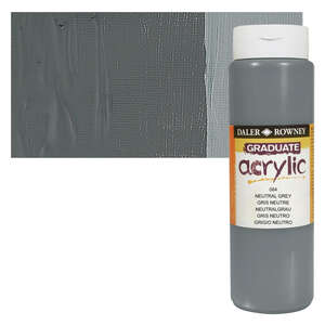 Daler Rowney Graduate Akrilik 500 Ml Neutral Grey - 1