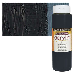 Daler Rowney Graduate Akrilik 500 Ml Paynes Grey - Daler Rowney