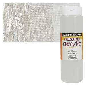 Daler Rowney Graduate Akrilik 500 Ml Pearl White - 1