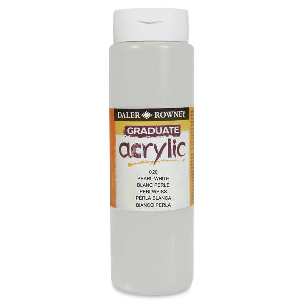 Daler Rowney Graduate Akrilik 500 Ml Pearl White - 3