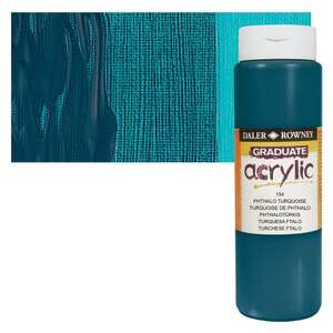 Daler Rowney Graduate Akrilik 500 Ml Phthalo Turquiose - Daler Rowney
