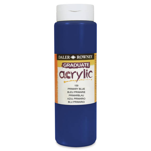 Daler Rowney Graduate Akrilik 500 Ml Primary Blue - 3