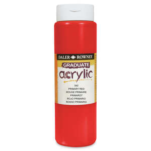 Daler Rowney Graduate Akrilik 500 Ml Primary Red - 3