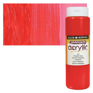 Daler Rowney Graduate Akrilik 500 Ml Primary Red - Daler Rowney