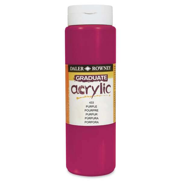 Daler Rowney Graduate Akrilik 500 Ml Purple - 3
